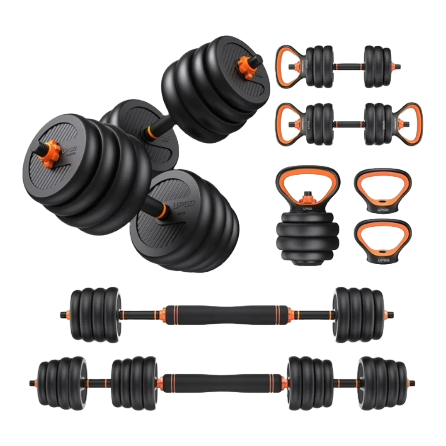UPGO Adjustable Dumbbells, Free Weight Set 