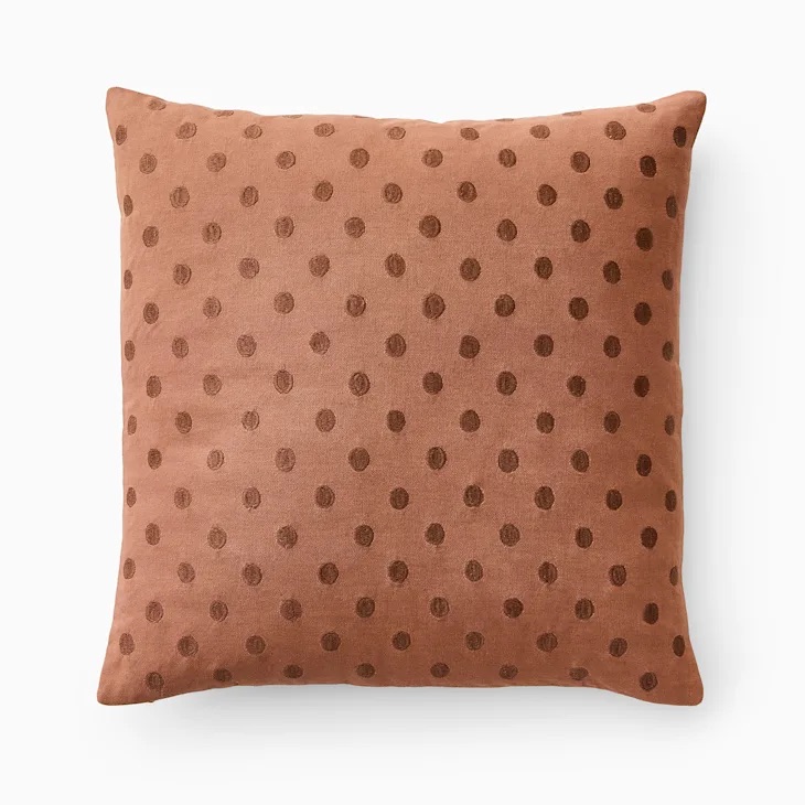 Dot pillow cover from West Elm's Pierce & Ward collection