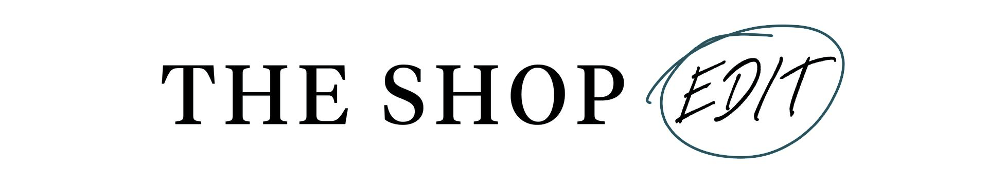 The Shop Edit logo. 