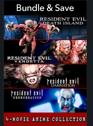 RESIDENT EVIL 4-MOVIE ANIME COLLECTION