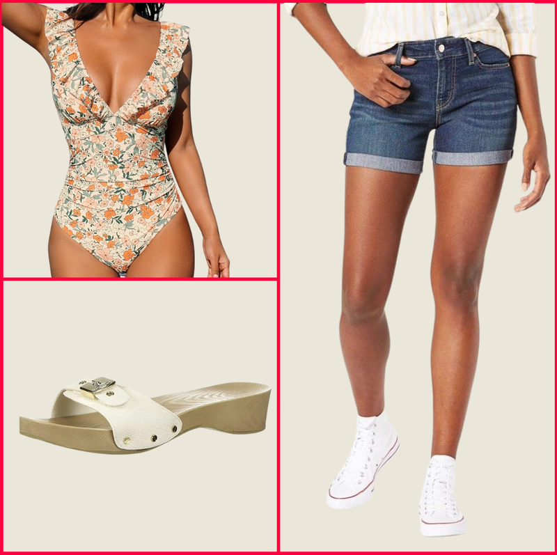 summer clothes collage