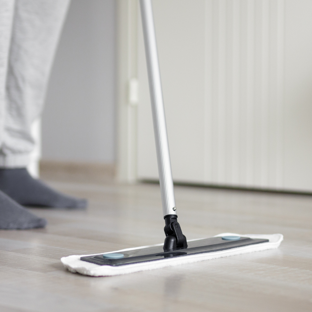 man mopping floor 