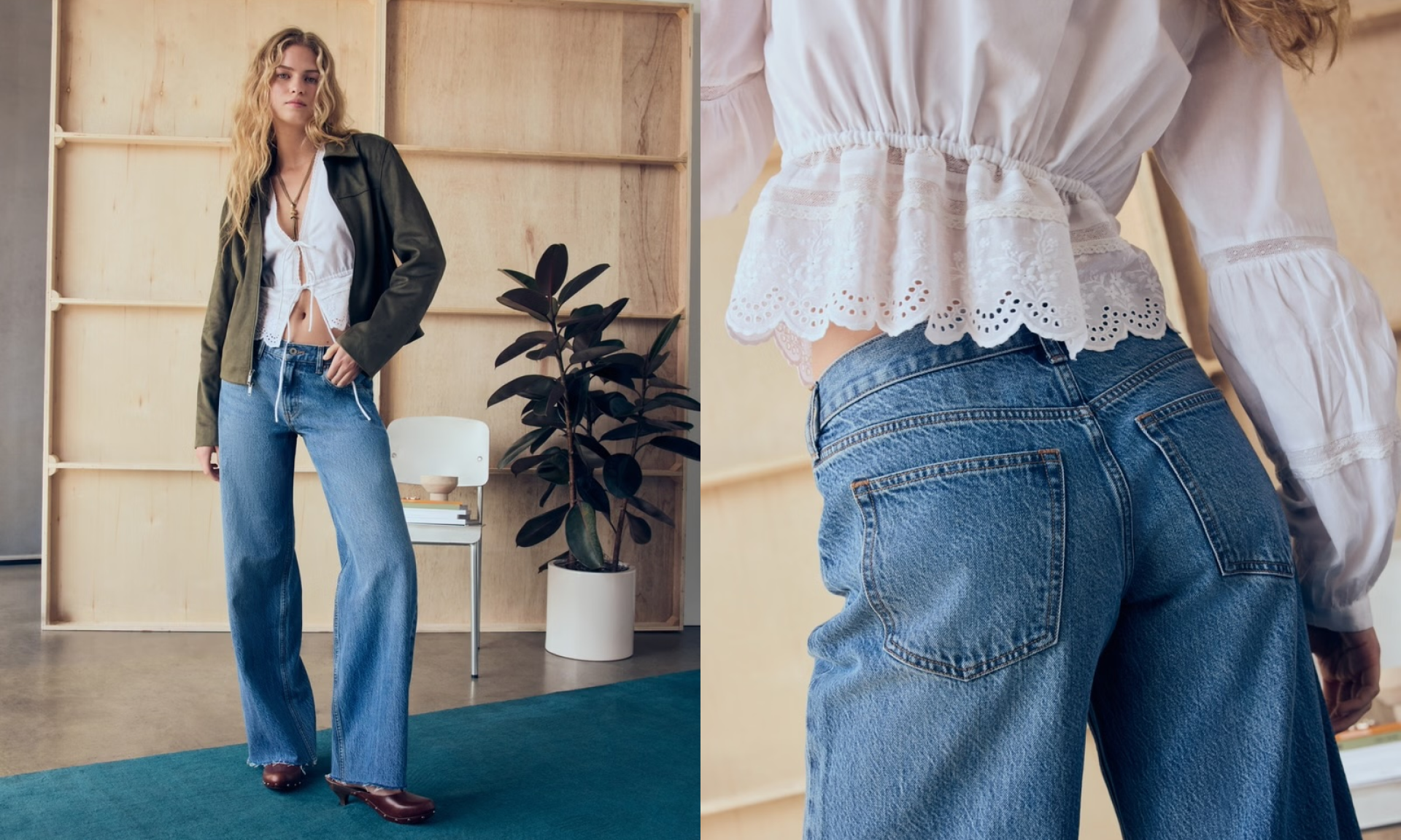 Low-Rise Ultra-Loose Jean