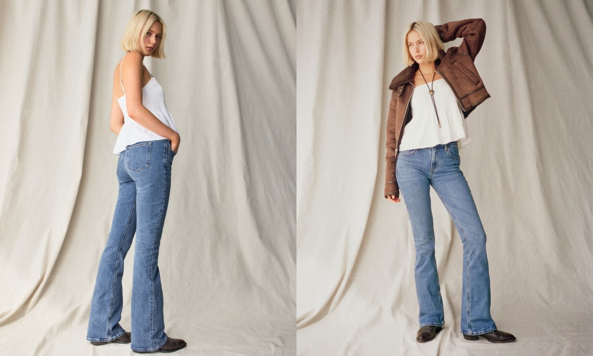 Mid-Rise Bootcut Jean