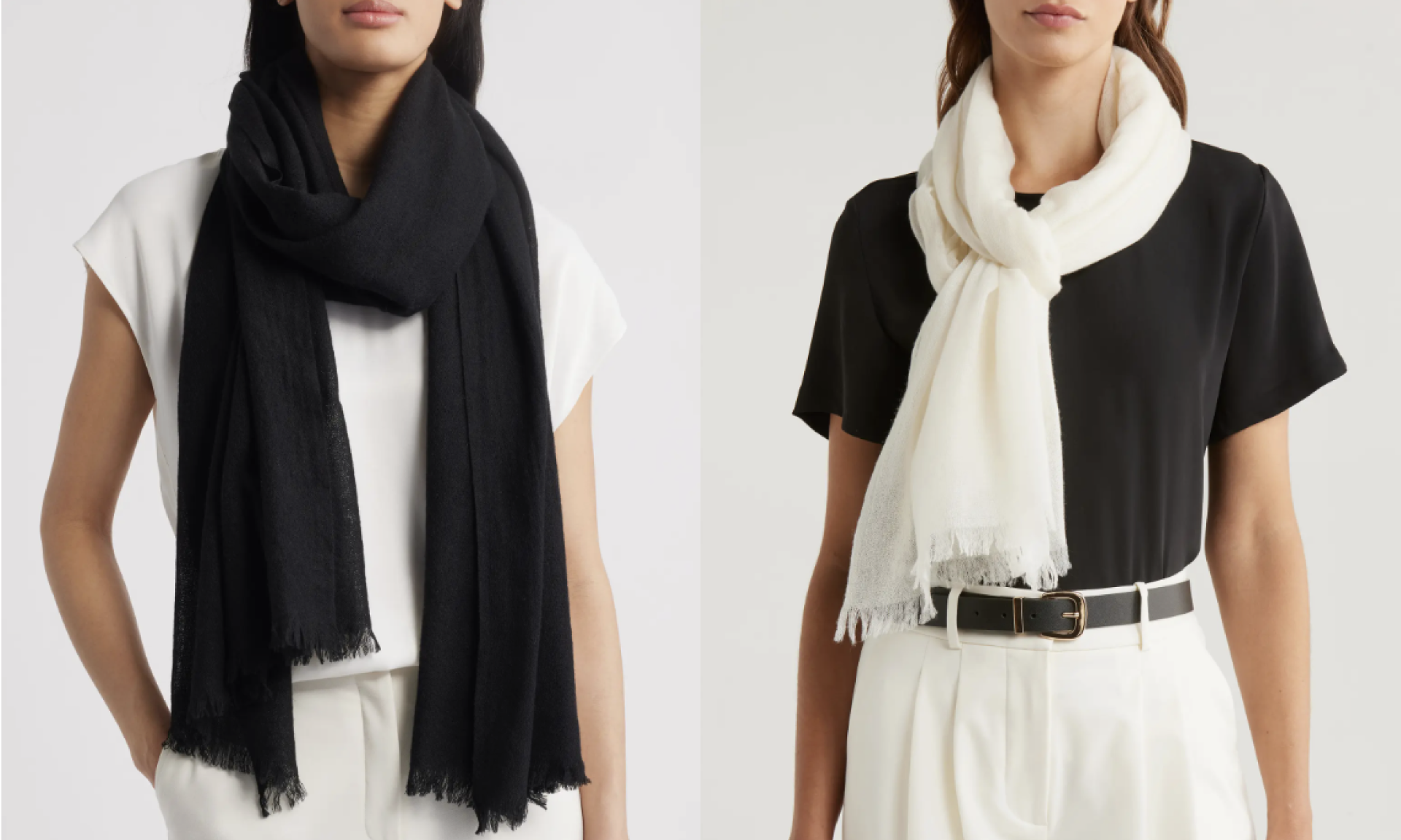 Textured Cashmere Scarf