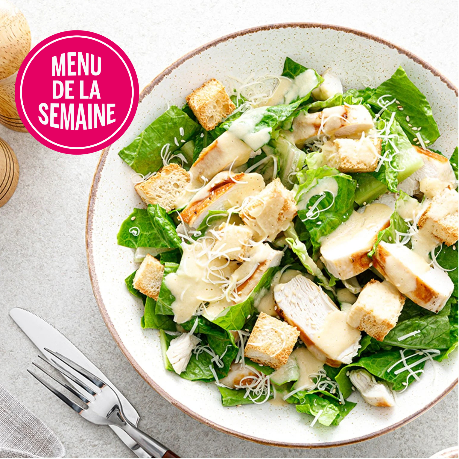 Menu de la semaine