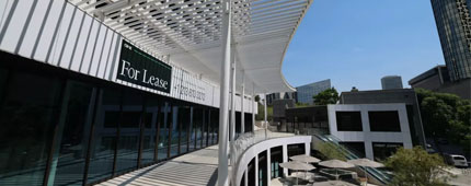 An exterior view of Union Bank Plaza