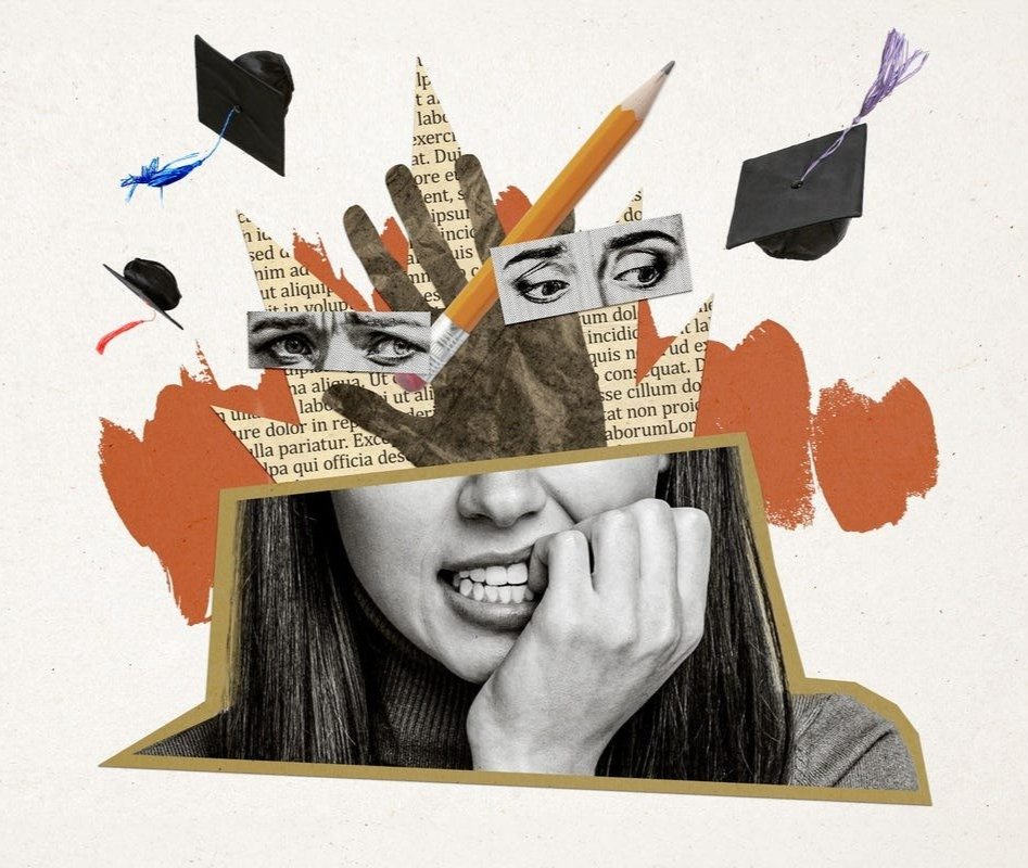 woman biting her nails