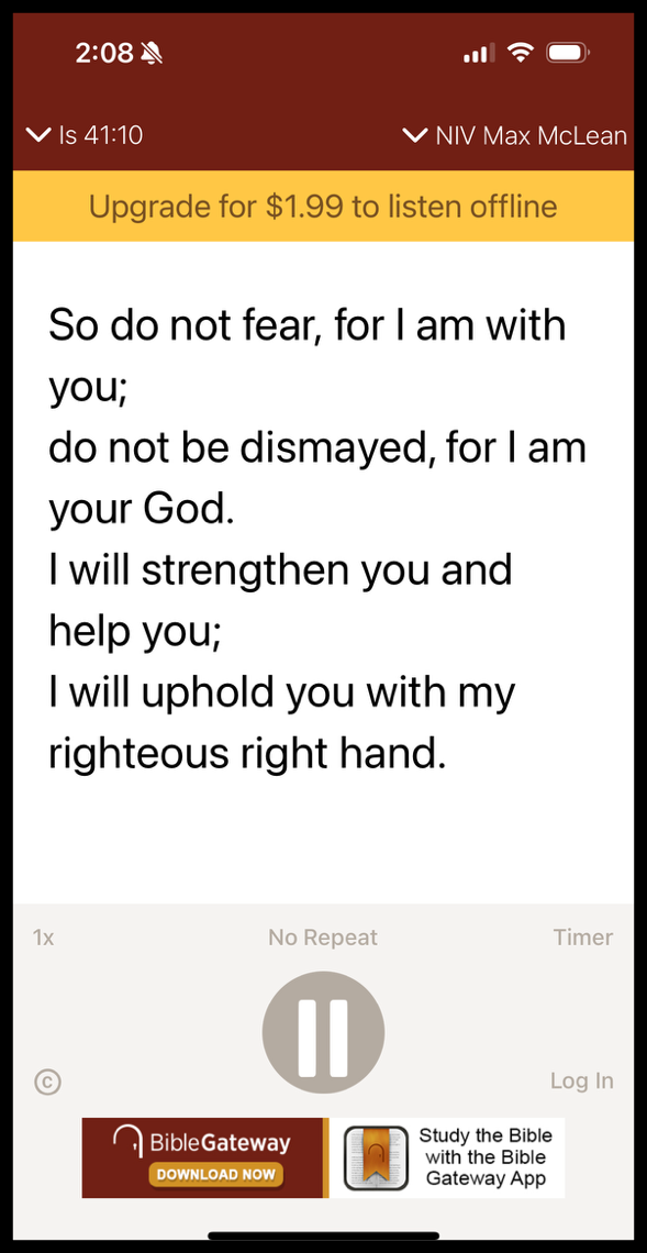 Bible Audio App