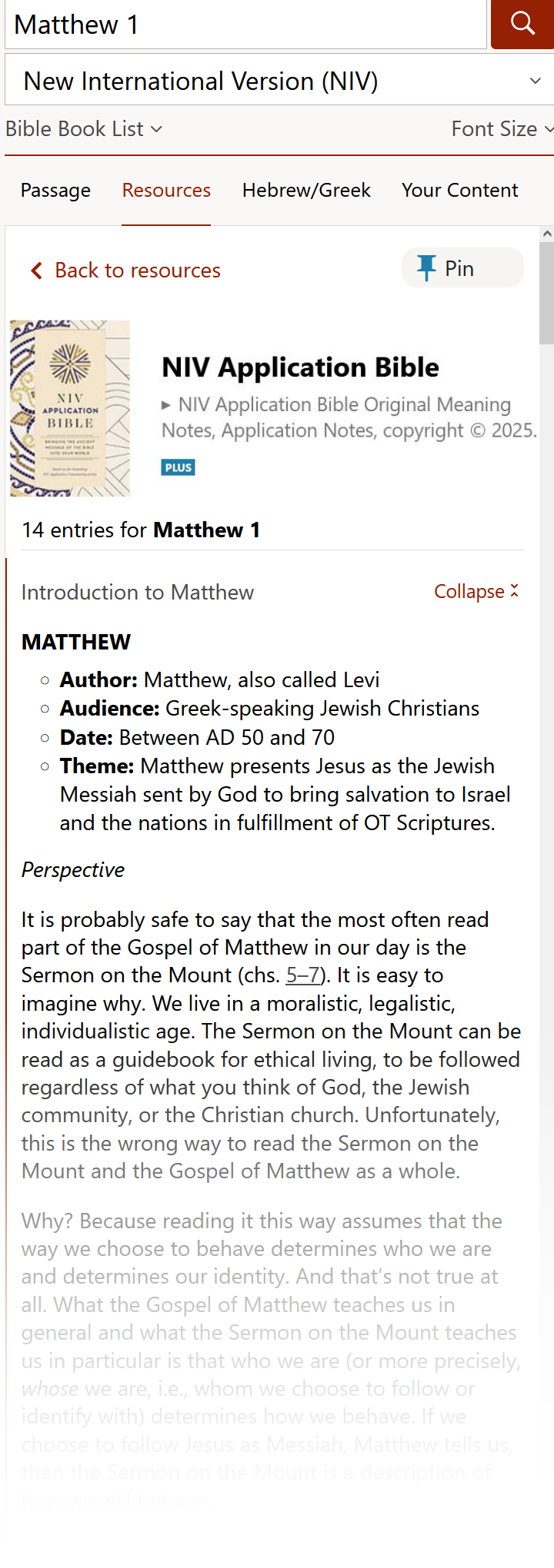 Matthew 1