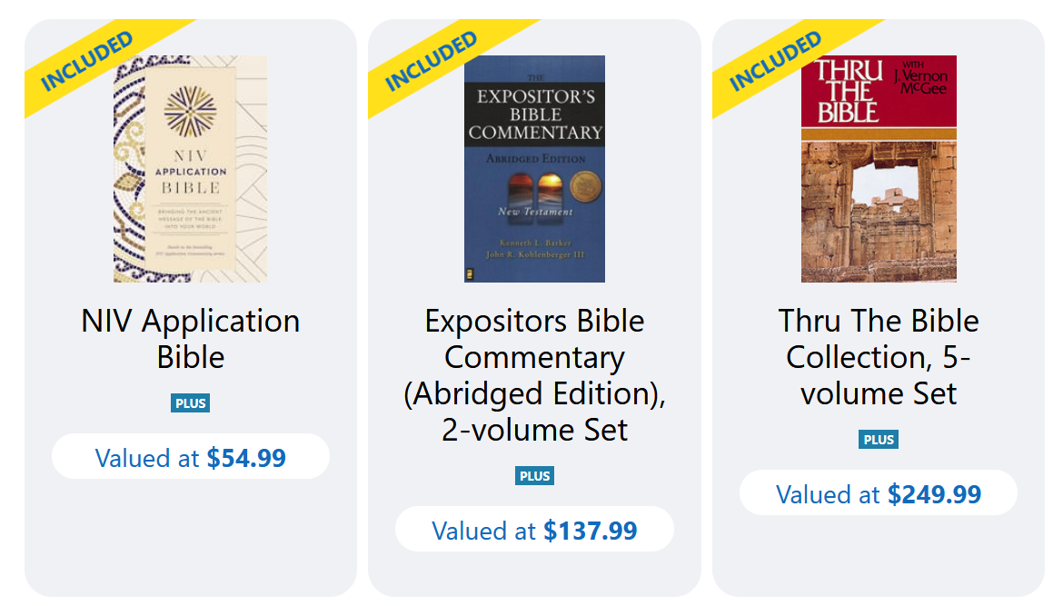 Best value in digital Bible study!