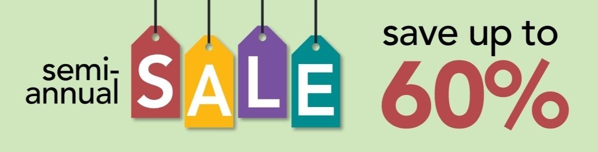 Shop the semi-annual sale