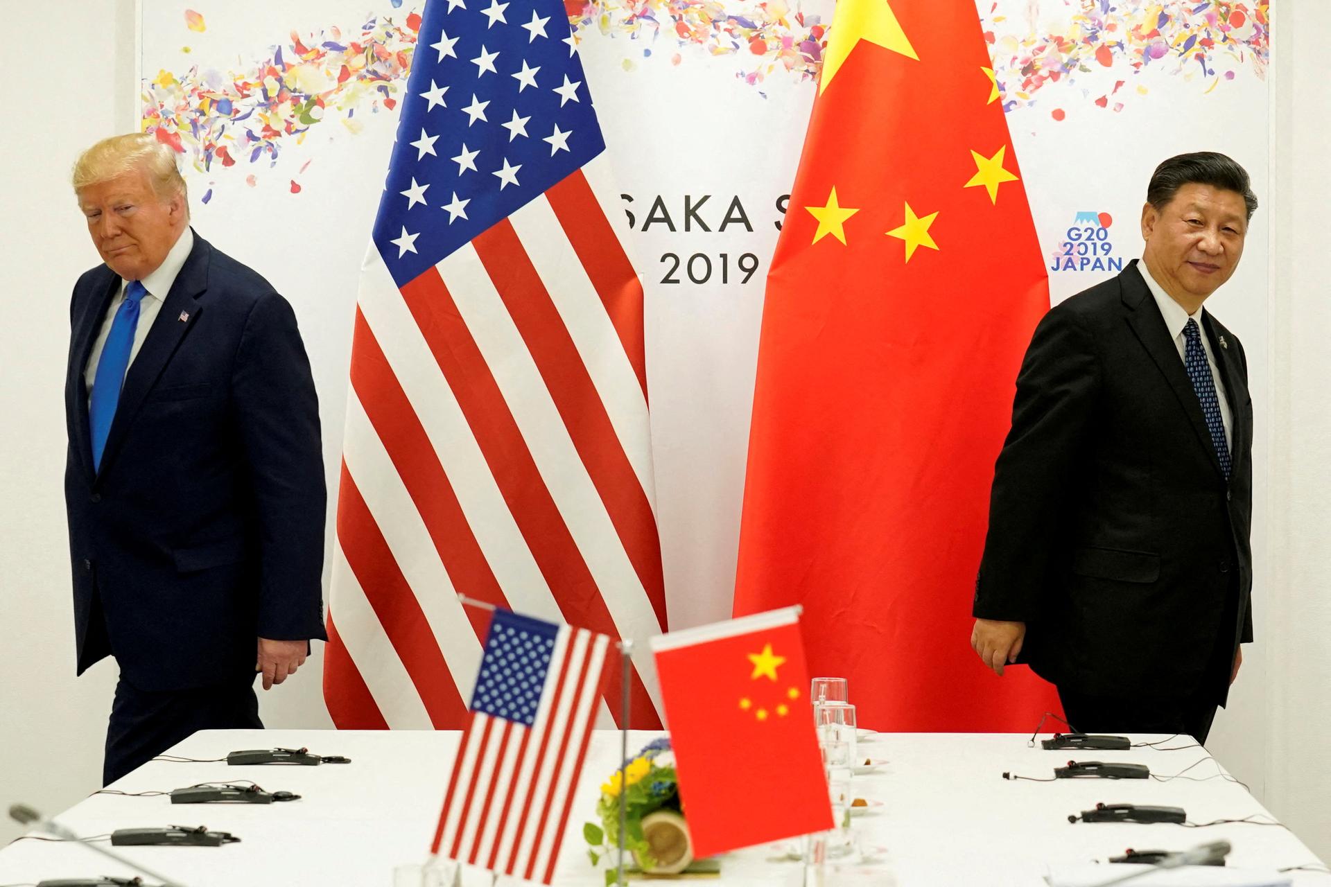 .S. President Donald Trump attends a bilateral meeting with China's President Xi Jinping during the G20 leaders summit in Osaka, Japan, June 29, 2019.
