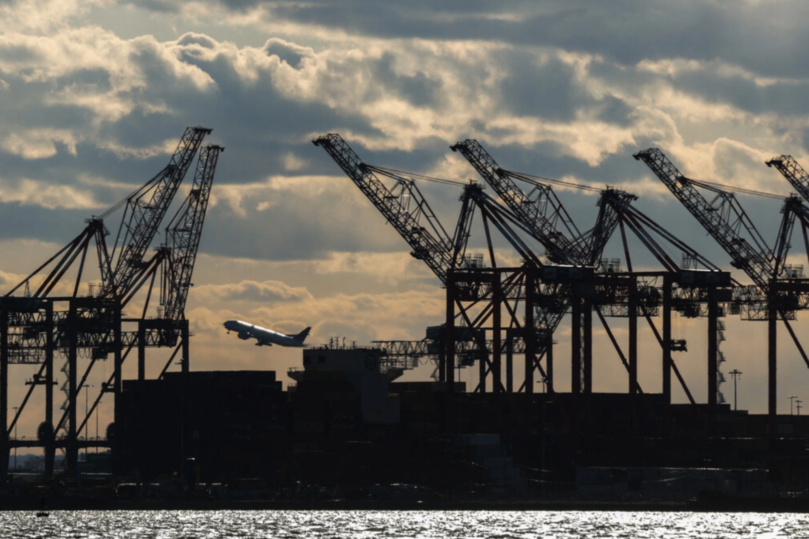 Cranes are seen at the Port Newark Container Terminal in Newark, New Jersey, April 8, 2025. Charly Triballeau/AFP/Getty Images