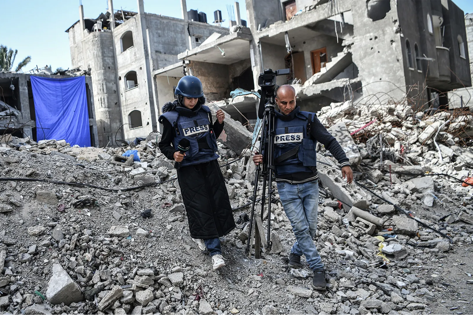 TRT Arabi Reporter, Reba Khalid al-Ajami reports from Gaza, enduring the ongoing Israeli attacks in Rafah to do her job.