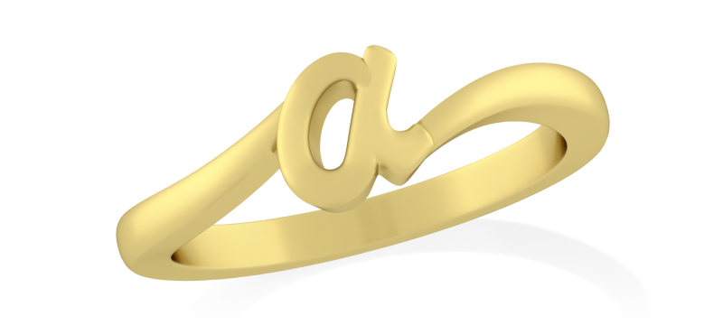 Script Initial Ring (1 Initial) 