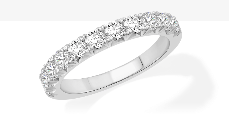 Adore Lab-Grown Diamonds Anniversary Ring 1 ct tw 14K White Gold
