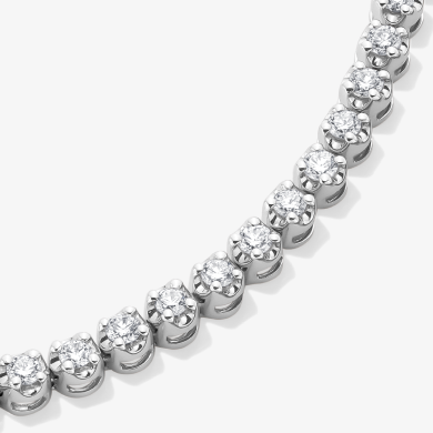 KAY Lab-Grown Diamonds Tennis Bracelet 2 ct tw 14K White Gold 7