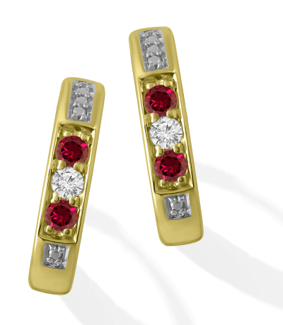 Birthstone Family & Mother's Earrings (1-5 Stones)