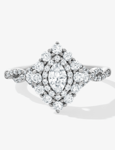 Adore Marquise-Cut Diamond Engagement Ring 1 ct tw 14K White Gold