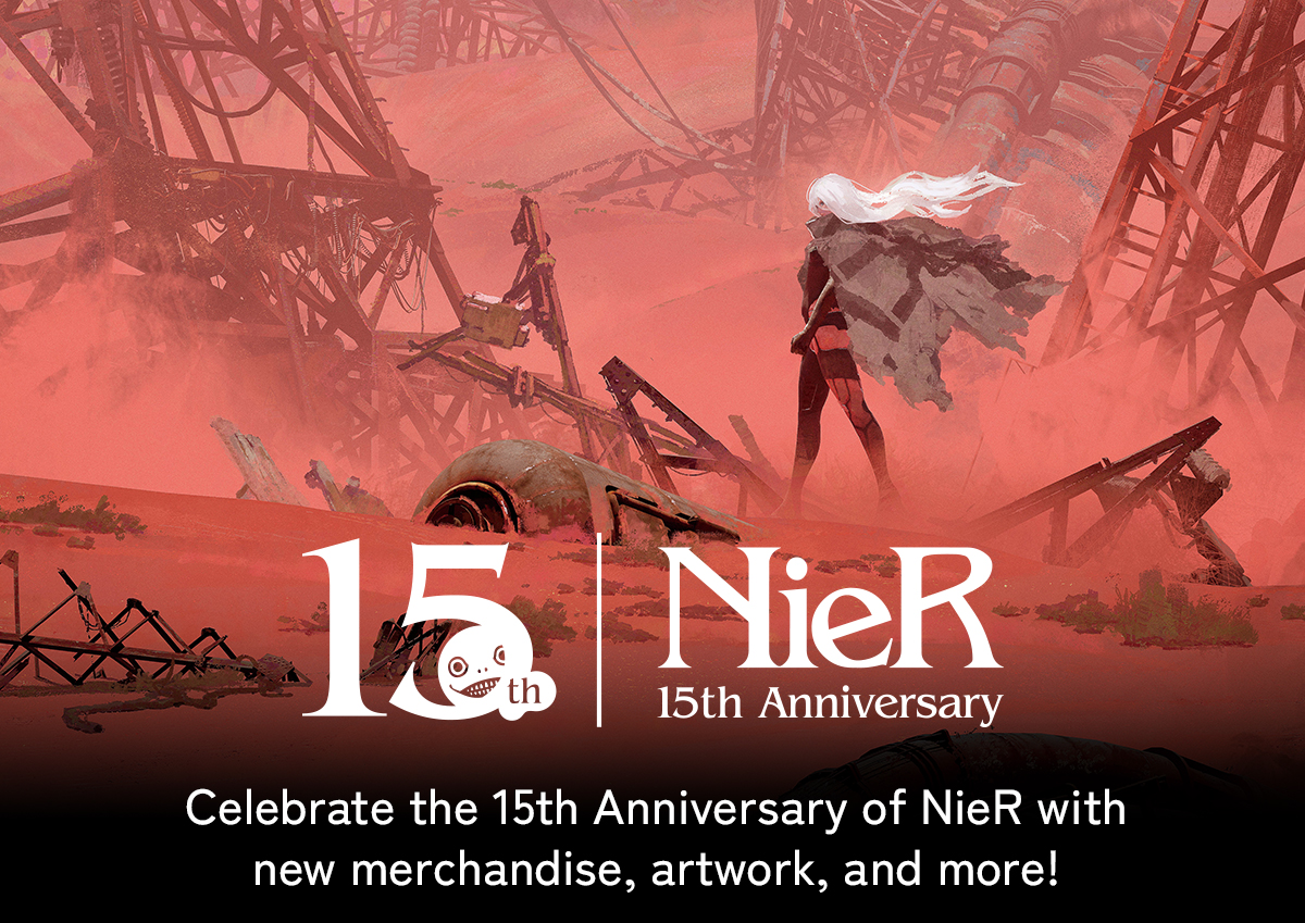 Celebrate the 15th Anniversary of NieR with new merchandise, artwork, and more!
