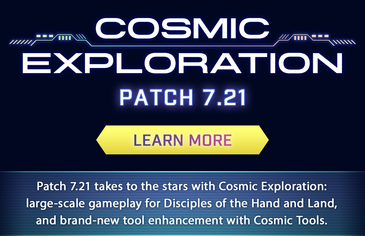FINAL FANTASY XIV COSMIC EXPLORATION PATCH 7.21