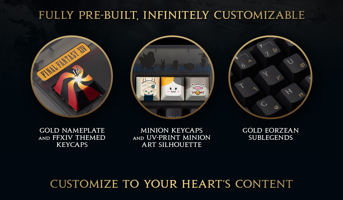 FULLY PREBUILT, INFINITELY CUSTOMIZABLE