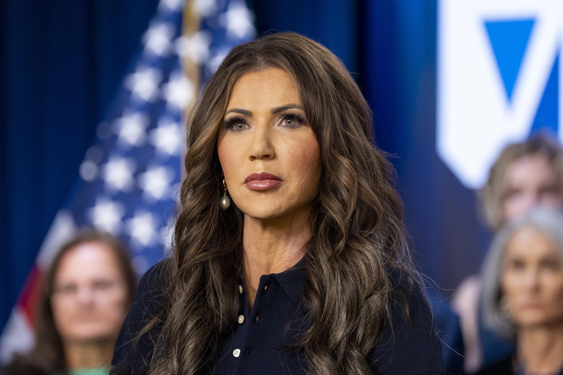 Homeland Security Secretary Kristi Noem, April 9, in Washington. 