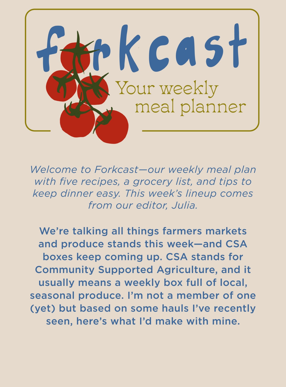 FORKCAST