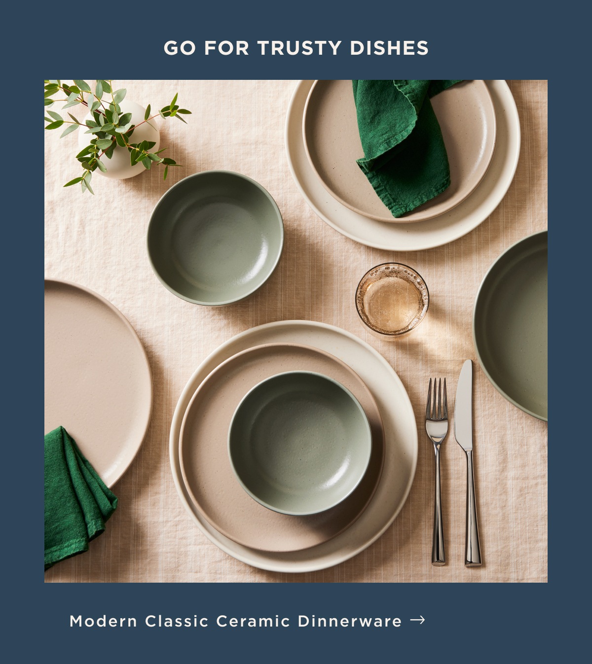 Modern Classic Ceramic Dinnerware