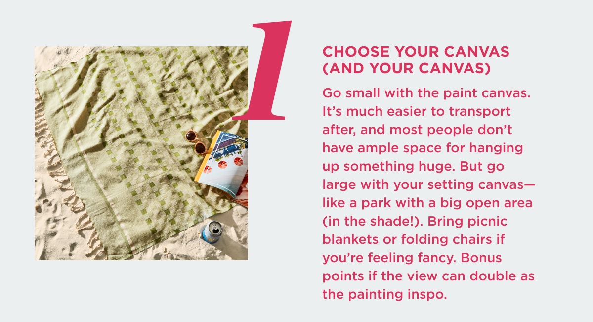 Choose your own canvas