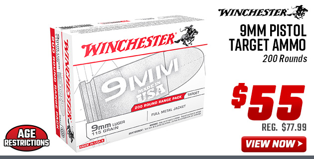 Winchester 9mm Pistol Target Ammo