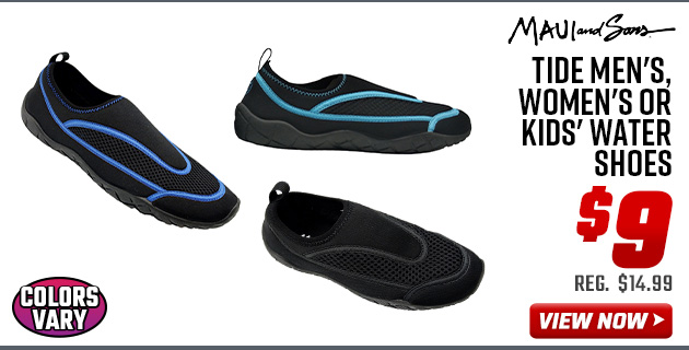 Maui & Sons Tide Men's, Women's or Kids' Water Shoes Maui & Sons Tide Men's, Women's or Kids' Water Shoes