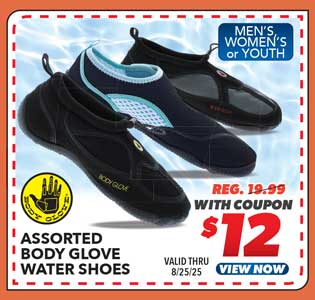 Body Glove Men's, Women's or Youth Assorted Water Shoes