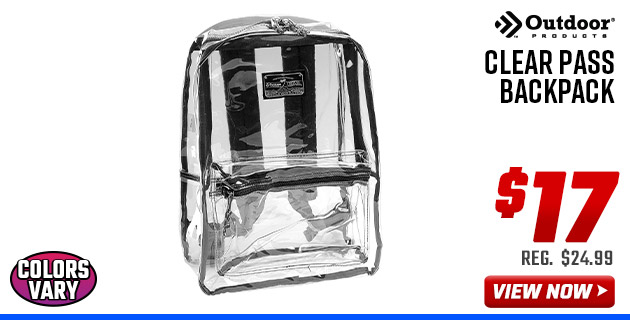 Outdoor Products Clear Pass Backpack