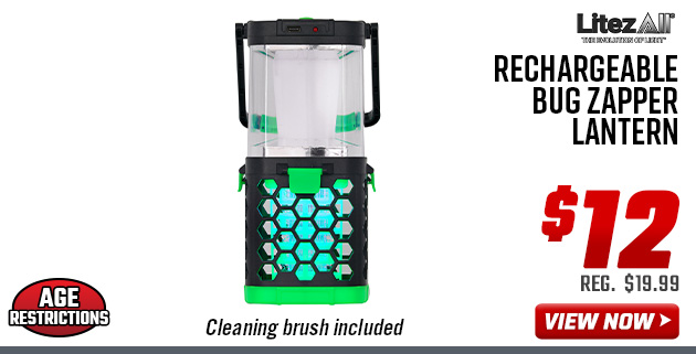 LitezAll Rechargeable Bug Zapper Lantern