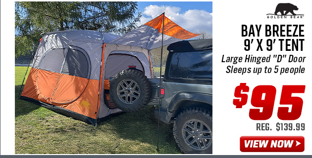 Golden Bear Bay Breeze 9' x 9' Tent