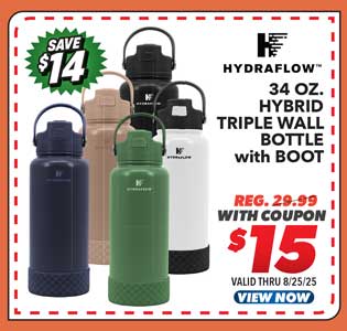 Hydraflow 34 oz. Hybrid Triple Wall Bottle With Boot