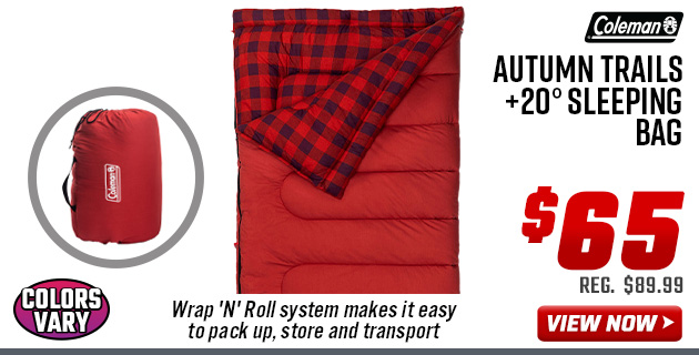 Coleman Autumn Trails +20° Sleeping Bag