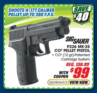Sig Sauer P226 MK-25 CO2 Pellet Pistol