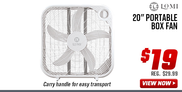 LOMI 20 Portable Box Fan