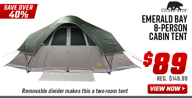 Golden Bear Emerald Bay 8-Person Cabin Tent