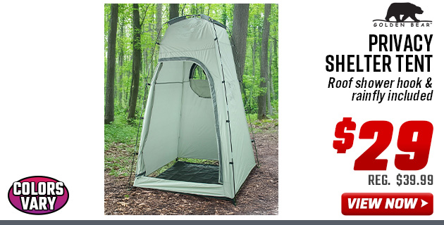 Golden Bear Privacy Shelter Tent
