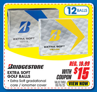 Bridgestone Golf Extra Soft Golf Balls - 1-Dozen
