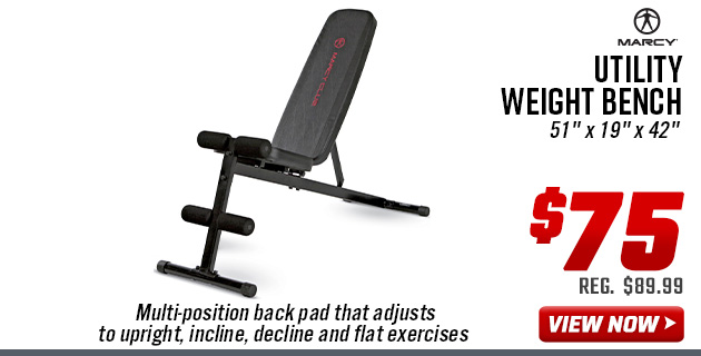Marcy Club Utility Weight Bench