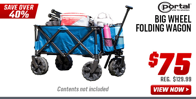 Portal Big Wheel Folding Wagon
