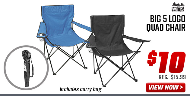 World Famous Sports Big 5 Logo Quad Chair