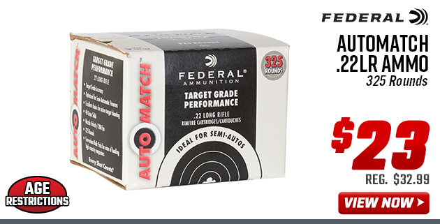Federal AutoMatch .22LR Ammo