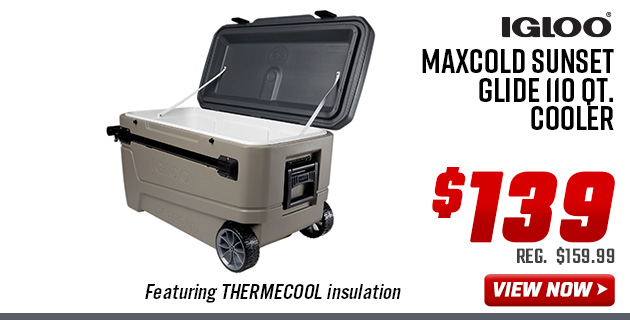 Igloo MaxCold Sunset Glide 110 qt. Cooler