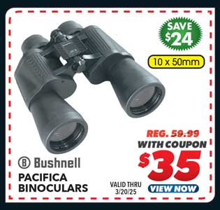 Bushnell Pacifica 10x50 Binoculars